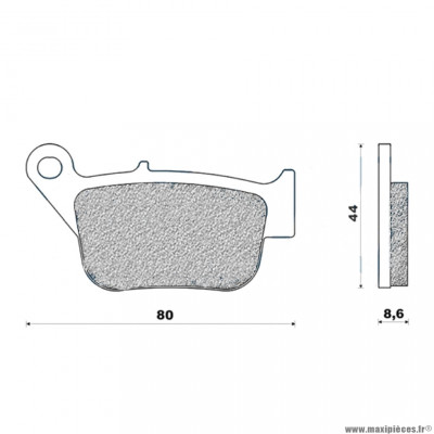 Plaquettes de frein 112 g1054 arrière marque Galfer pour maxi-scooter 250 yamaha xmax