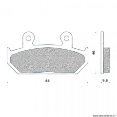 Plaquettes de frein 126 g1054 avant marque Galfer pour moto honda cbr600 / 750 africa twin