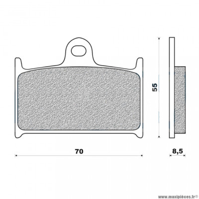 Plaquettes de frein 128 g1054 avant marque Galfer pour moto suzuki gsxr400 / 600 / 900 rf / 1200 gsf / triumph / yamaha