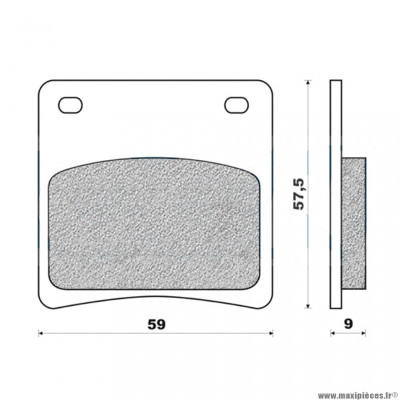 Plaquettes de frein 133 g1054 avant marque Galfer pour moto suzuki gsx600f