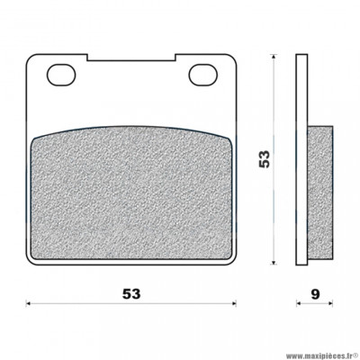 Plaquettes de frein 134 g1054 arrière marque Galfer pour moto kawasaki / suzuki 600bandit / gsx / sv650