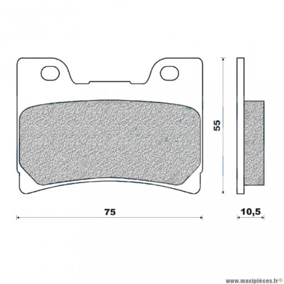 Plaquettes de frein 138 g1054 avant marque Galfer pour moto yamaha fzr genesis / vmax 1200 / xjr 1200