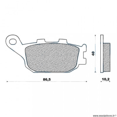 Plaquettes de frein 140 g1054 arrière marque Galfer pour moto honda hornet / cbr / cb / kawasaki / suzuuki bandit / sv
