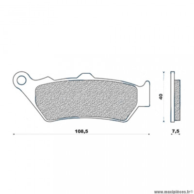 Plaquettes de frein 147 g1054 avant / arrière marque Galfer pour moto bmw c1 / yamaha dtx 125 / xt660r