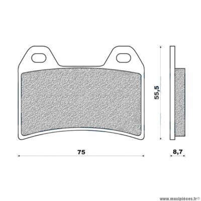 Plaquettes de frein 149 g1054 avant marque Galfer pour moto aprila rsv / benelli / bmw / ducati / suzuki / voxan