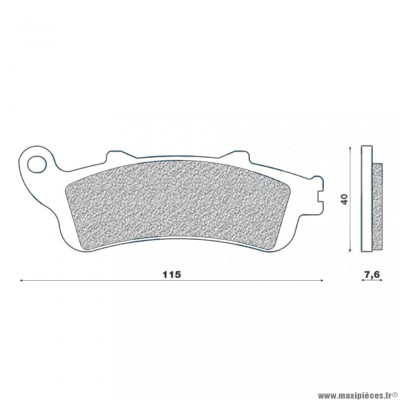 Plaquettes de frein 154 g1054 avant marque Galfer pour moto honda vfr800 / 1000 varado / cbr / pan european