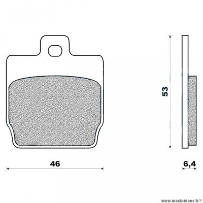 Plaquettes de frein 08 g1054 arrière marque Galfer pour scooter nitro / aerox + avant stunt / slider