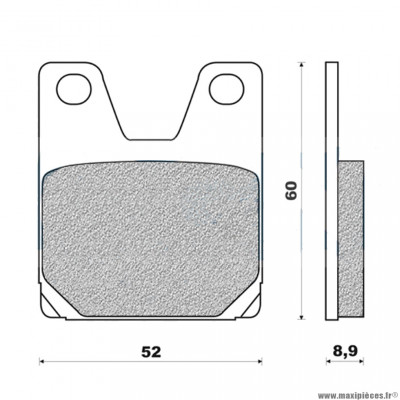 Plaquettes de frein 155 g1054 arrière marque Galfer pour moto yamaha yzf 1000r1 1998-2001 / xjr 400 / yzf-r7