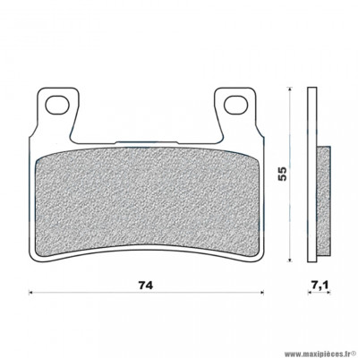 Plaquettes de frein 156 g1054 avant marque Galfer pour moto harley davidson / honda cbr 600 / 9000 / cb 1300 / zx6r