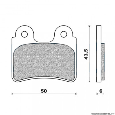 Plaquettes de frein 157 g1054 avant / arrière marque Galfer pour mécaboite beta / gas gas / sherco