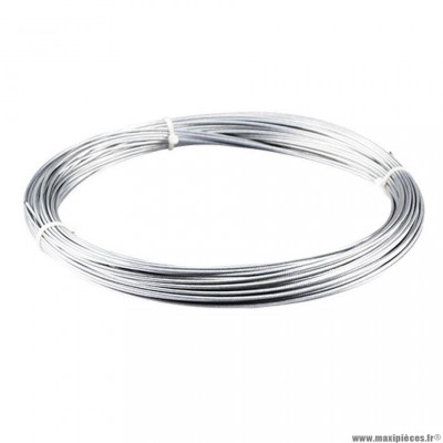 Câble acier galva diamètre 2.0mm (vendu en rouleau de 50 mètres) / réfection câble embrayage