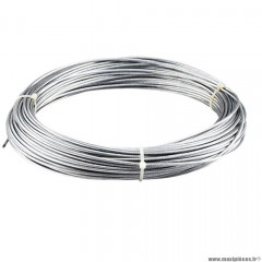 Câble acier galva diamètre 3.0mm (vendu en rouleau de 50 mètres) / réfection câble embrayage