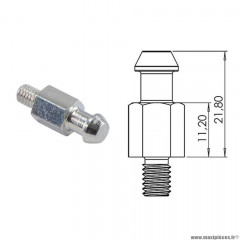 Pion métal pompe à eau origine pour scooter nitro / aerox / mach / jog