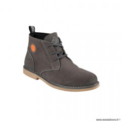 Chaussures marque Tucano Urbano kent cuir chamoise grise t42-epi 2 (homologué CE) protection malleoles