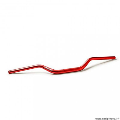 Guidon pro race oversize alu rouge marque Yasuni pour moto