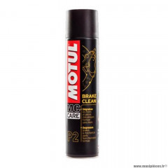 Nettoyant frein marque Motul p2 brake clean aérosol (400ml)