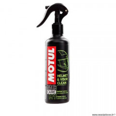 Nettoyant extérieur casque marque Motul m1 helmet & visor clean (pulvérisateur 250ml)