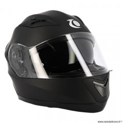 Casque intégral marque Trendy double écran t-603 noir mat t59-60 l