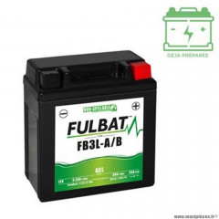 Batterie marque Fulbat fb3l-a / b 12v3ah lg98 l56 h110 (gel - sans entretien)