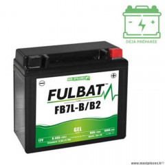 Batterie marque Fulbat fb7l-b / b2 12v8ah lg136 l76 h130 (gel - sans entretien)