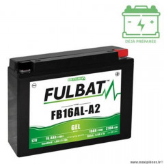 Batterie marque Fulbat fb16al-a2 12v16ah lg205 l70 h162 (gel - sans entretien)