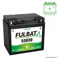 Batterie marque Fulbat 53030 12v30ah lg186 l130 h171 (gel - sans entretien)