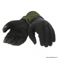 Gants été marque Tucano Urbano miky - noir- jaune fluo/graphic taille 10 l - epi 1