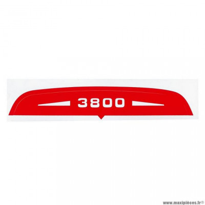 Autocollant marque solex / capot filtre air 3800 (1 pièce)