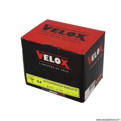 Câble décompresseur velox boule 5x9 1.20m 12 / 10e (x25) pour mobylette mbk 51 / ciao