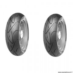 Op train pneu 17 pouces 180/55x17 + 120/70x17 conti sportattack marque Continental pour moto