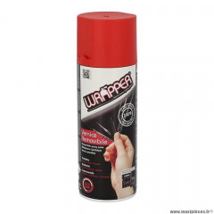 Bombe peinture marque HQS wrapper par rouge (400ml) - retirable