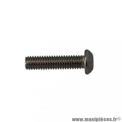 Vis bombee 6 pans creux m6x25 inox bhc