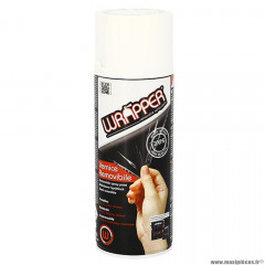 Bombe peinture marque HQS wrapper par blanc pur mat (400ml) - retirable