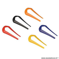 Coque clignotant marque Blackway blazars interchangeable noir/orange/rouge/bleu/jaune (5 paires)