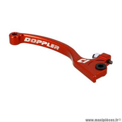 Levier frein marque Doppler pour mécaboite drd pro 2005-2010 / rieju mrt pro / mrt après 2013 ajp cnc couleur rouge