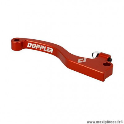 Levier frein marque Doppler pour mécaboite drd pro après 2011 / mrt après 2014 / sherco après 2011 j.juan cnc couleur rouge