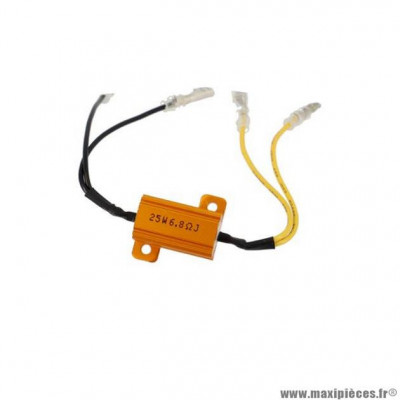 Résistance pour clignotants led marque Blackway 25w/6.8 ohms