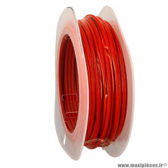 Gaine diamètre extérieur 5mm diamètre intérieur 2.6mm - rouge teflon (rouleau 20m)