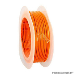 Gaine diamètre extérieur 5mm diamètre intérieur 2.6mm - orange fluo teflon (rouleau 20m)