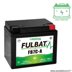 Batterie FB7C-A marque Fulbat 12V 8AH lg130 l90 h114 (gel - sans entretien)