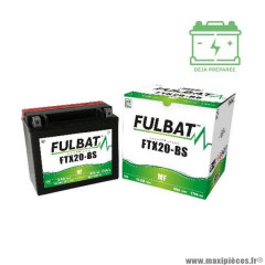 Batterie FTX20-BS marque Fulbat 12V 18AH lg175 l87 h155 (gel - sans entretien)
