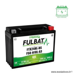 Batterie FTX24HL-BS marque Fulbat 12V 21AH lg205 l87 h162 (gel - sans entretien)