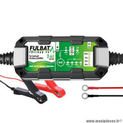 Chargeur batterie marque Fulbat fulload F4 - 6v - 12v 4a (pour batterie de 1.2 à 120 ah)