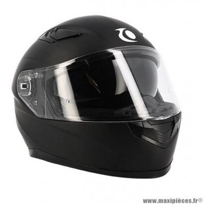 Casque intégral double écran marque Trendy t-604 couleur noir mat taille 61-62 XL