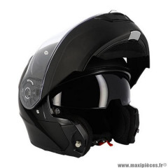 Casque modulable double écran marque Trendy t-706 couleur noir mat taille 61-62 XL