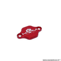 Obturateur pompe à huile marque KRM pour mécaboite derbi/am6 couleur rouge