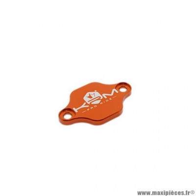 Obturateur pompe à huile marque KRM pour mécaboite derbi/am6 couleur orange