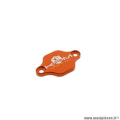 Obturateur pompe à huile marque KRM pour mécaboite derbi/am6 couleur orange