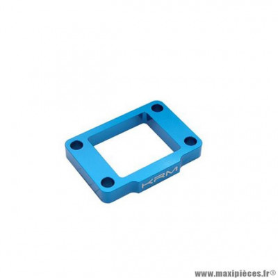 Cale admission clapet marque KRM pour mécaboite am6 10mm alu cnc couleur bleu