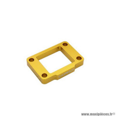 Cale admission clapet marque KRM pour mécaboite am6 10mm alu cnc couleur or